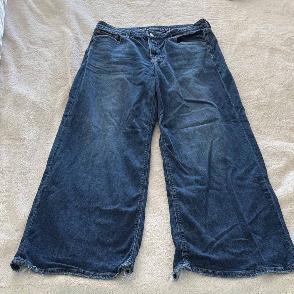 American Eagle Outfitters Dark Blue Flare Jeans